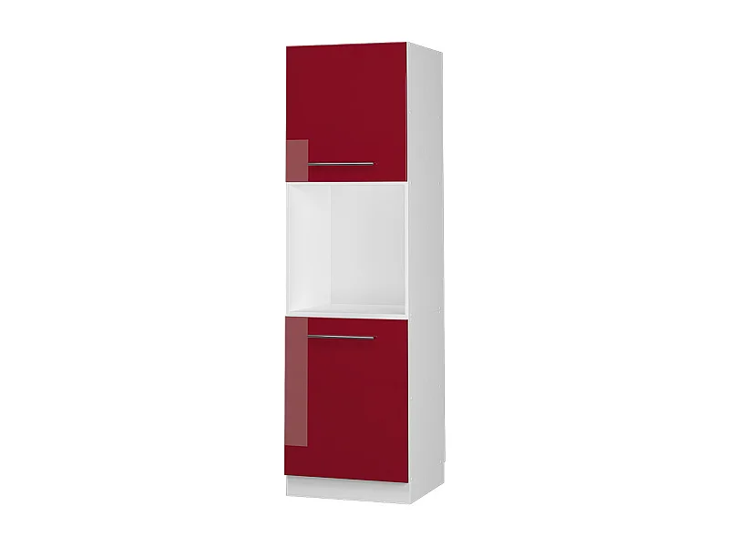 Mobile per forno da incasso rosso bordeaux lucido 60x58x206.8 fame-line