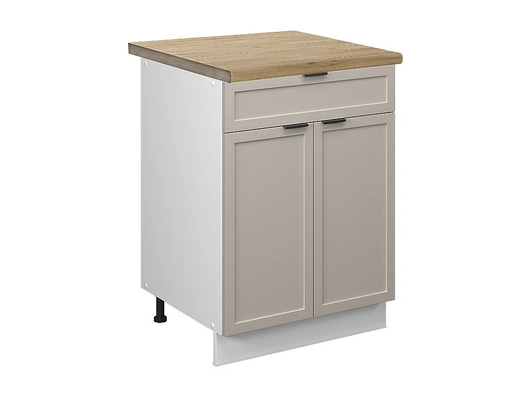 Meuble cuisine grisbeige 60x60x82 fame-line