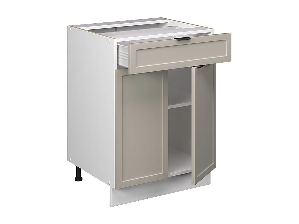 Meuble cuisine grisbeige 60x60x82 fame-line