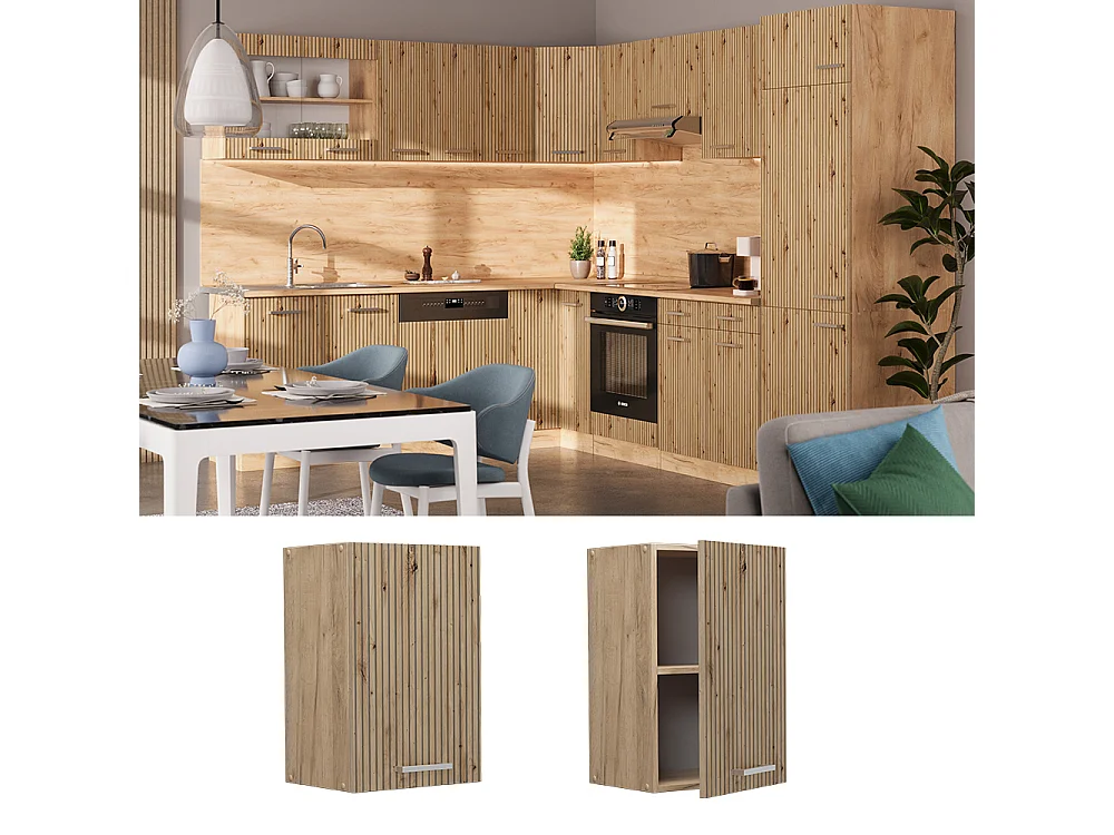Hangkast artisanaal eiken 40x31x60 r-line