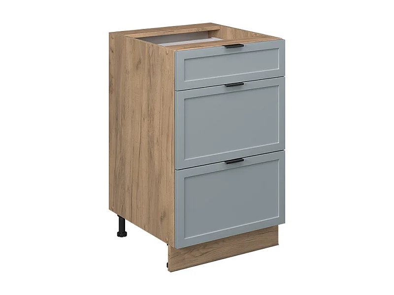 Szafka dolna do kuchni jasnoniebiesko-szary 50x51.6x82 fame-line