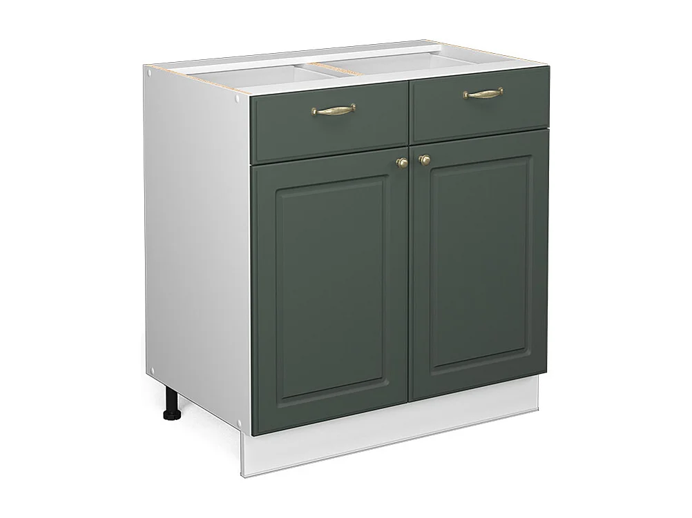 Meuble cuisine vert or campagne 80x51.6x82 fame-line