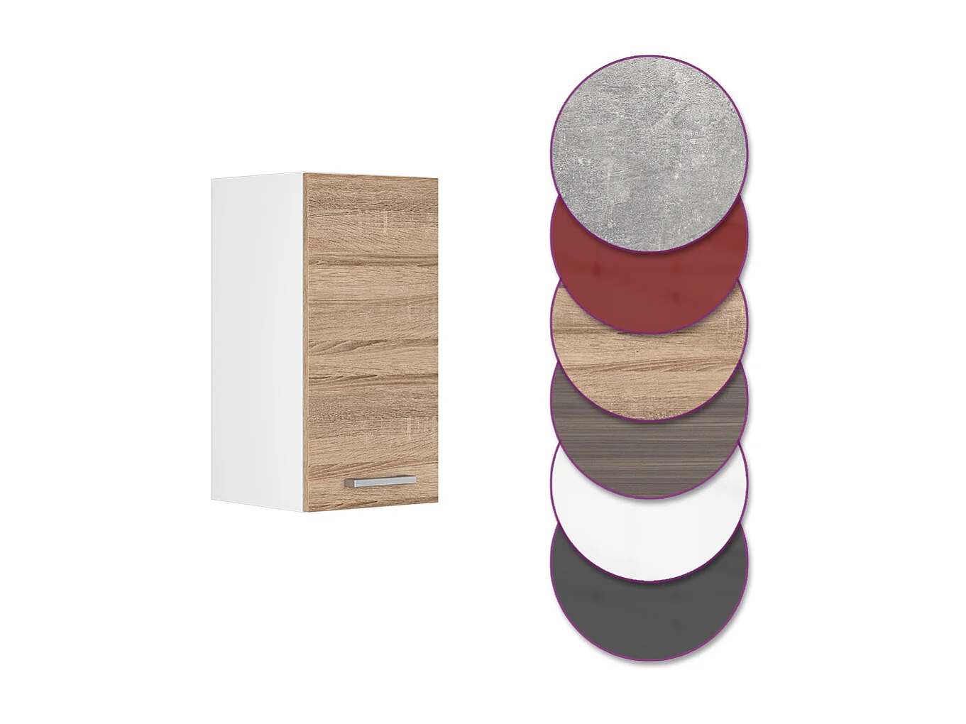 Armario colgante sonoma 30x31x60 r-line