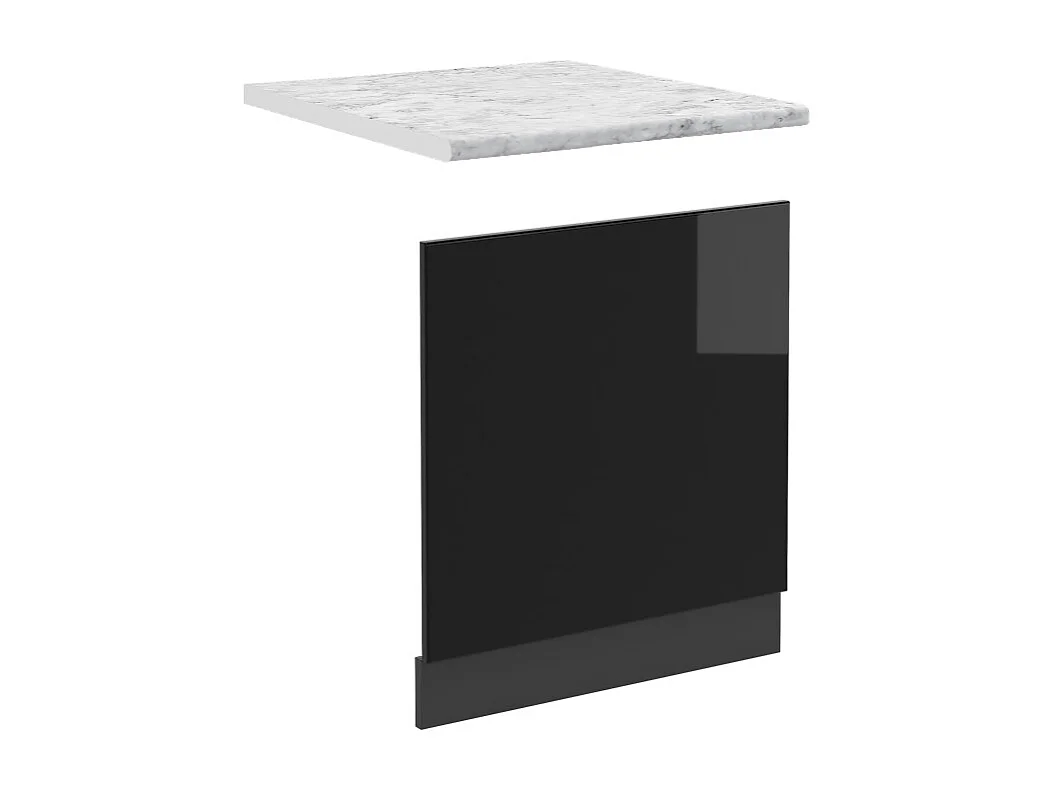 Pannello frontale nero lucido 60x1.6x57.2 r-line