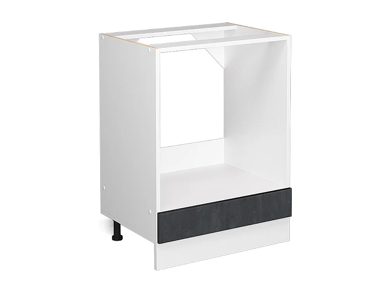Armario para horno empotrado hormigón negro 60x46x81.6 r-line