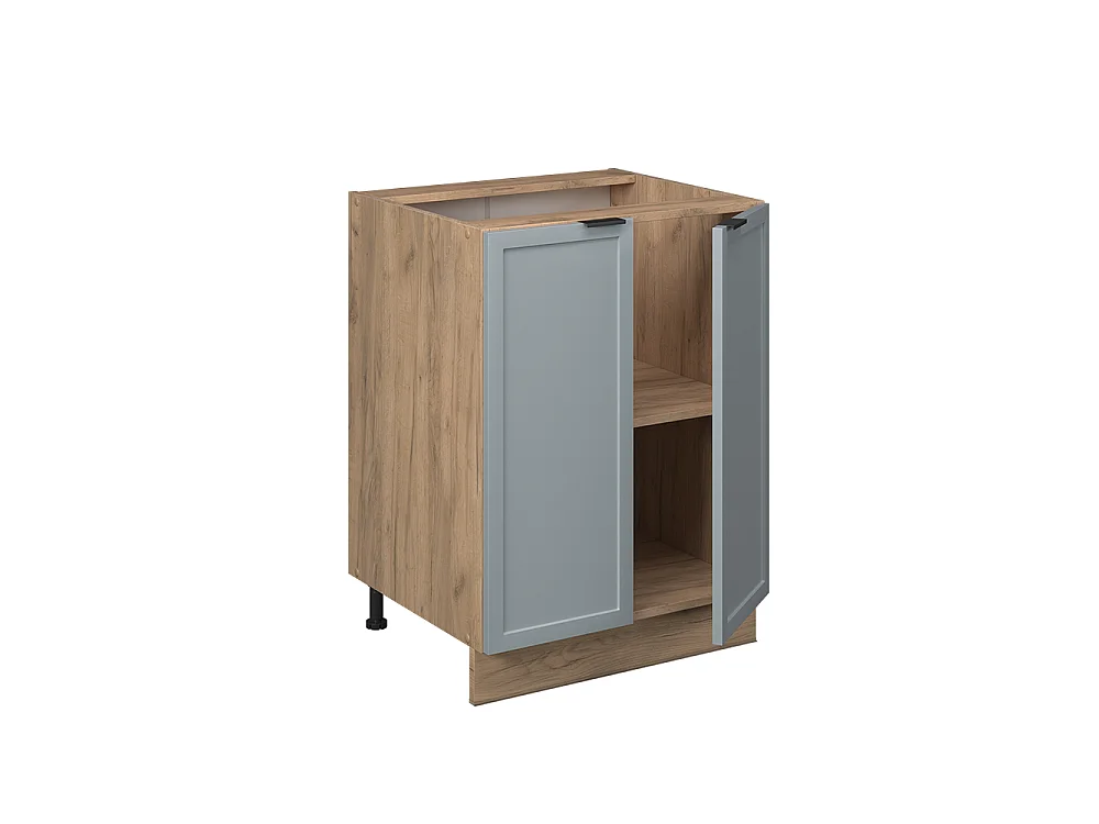 Mobiletto base cucina blu-grigio chiaro 60x60x82 fame-line