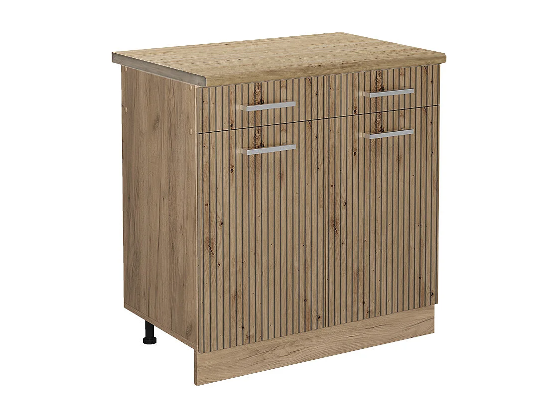 Meuble cuisine chêne artisan 80x60x81.6 r-line