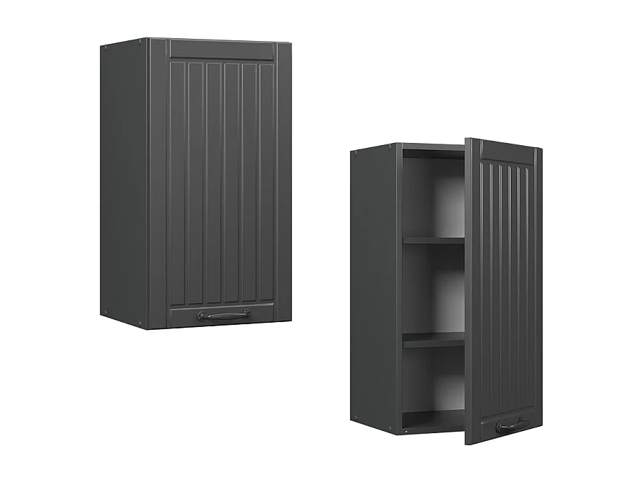 Armario colgante gris oscuro 40x34.1x72 fame-line