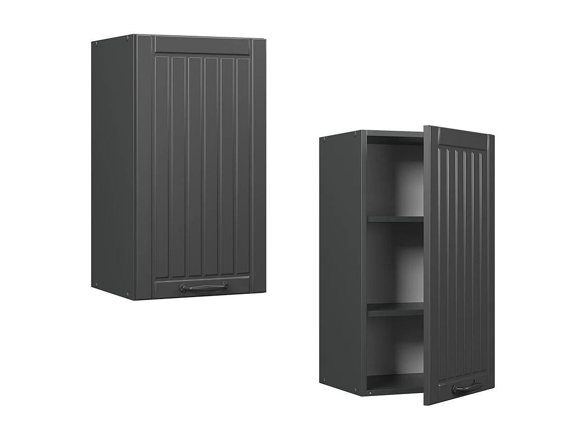 Armario colgante gris oscuro 40x34.1x72 fame-line