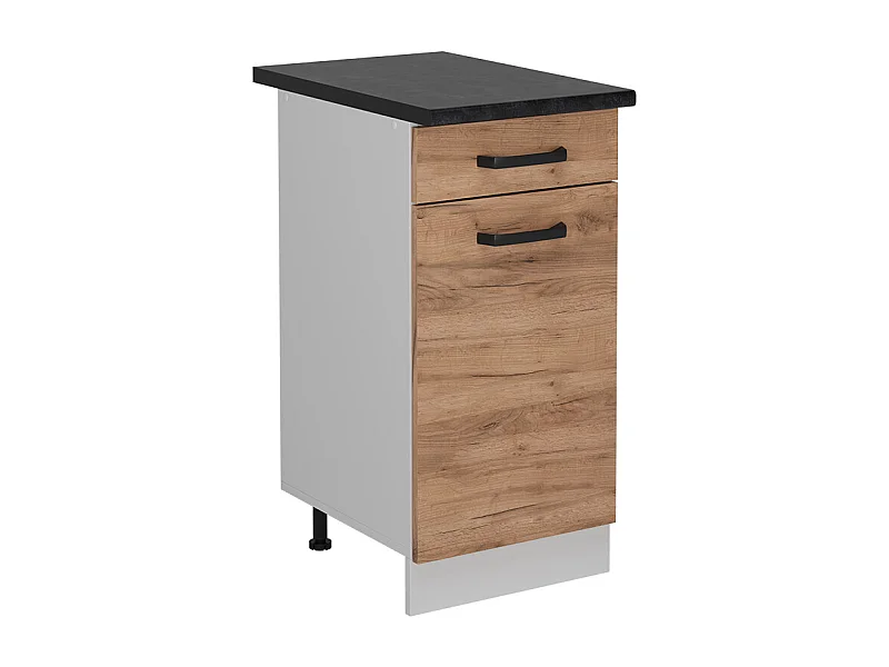 Meuble cuisine chêne de force doré 40x60x81.6 r-line