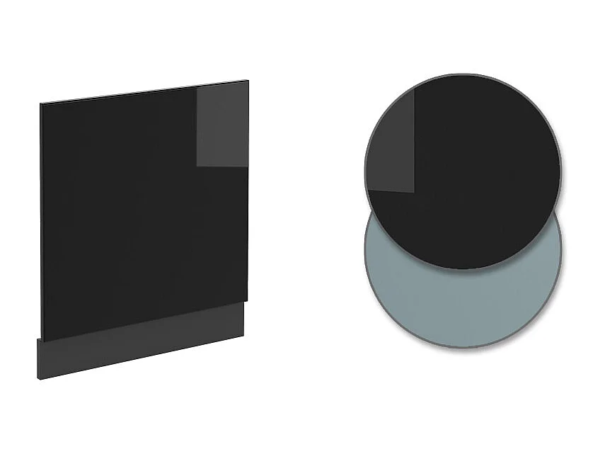 Pannello frontale nero lucido 60x1.6x57.2 r-line