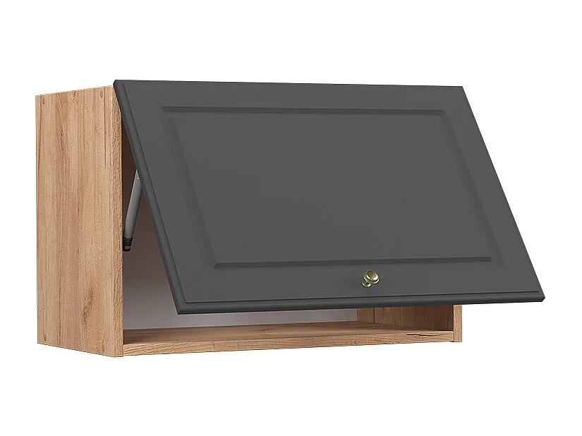 Elément haut de cuisine anthracite-or 60x34.1x40 fame-line