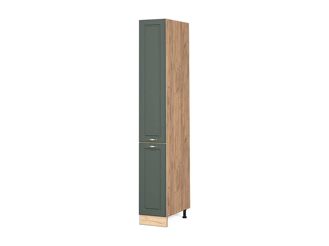 Meuble haute de cuisine vert or campagne 30x58x206.8 fame-line