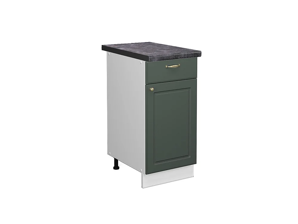Keukenonderkast groen-goud landhuis 40x60x82 fame-line