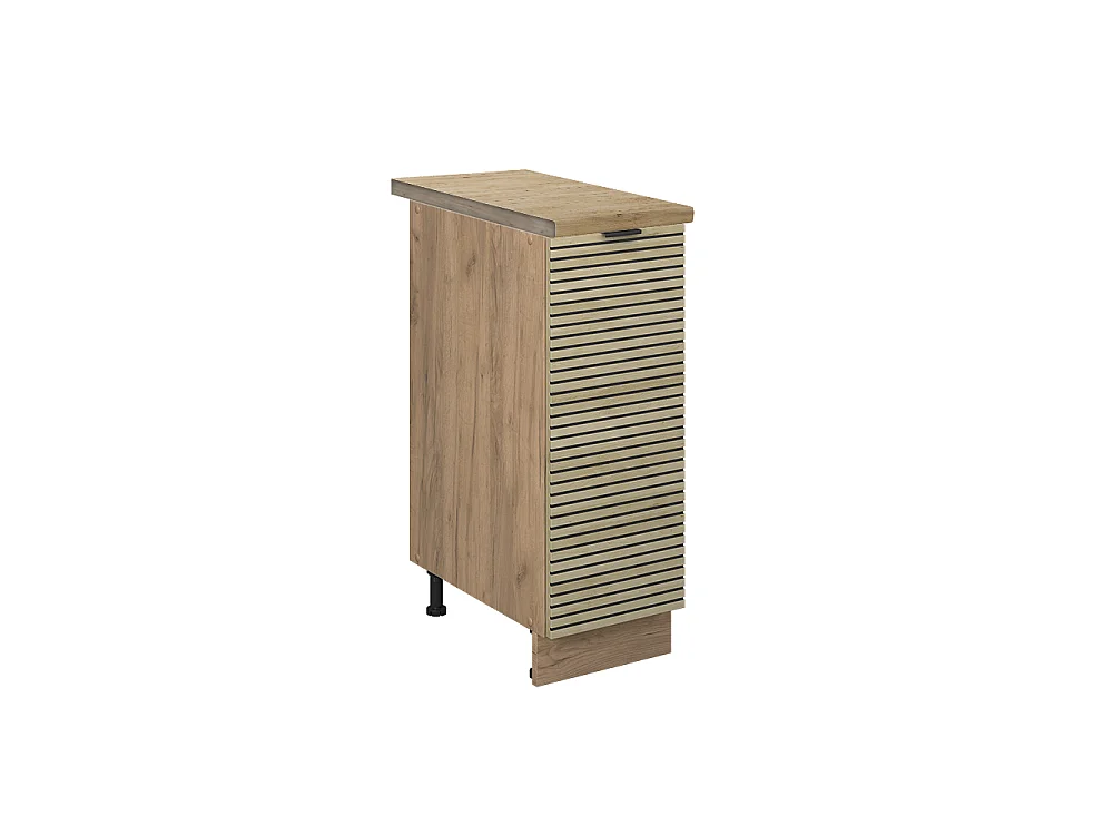 Meuble de cuisine panneau en chêne 30x60x82 fame-line