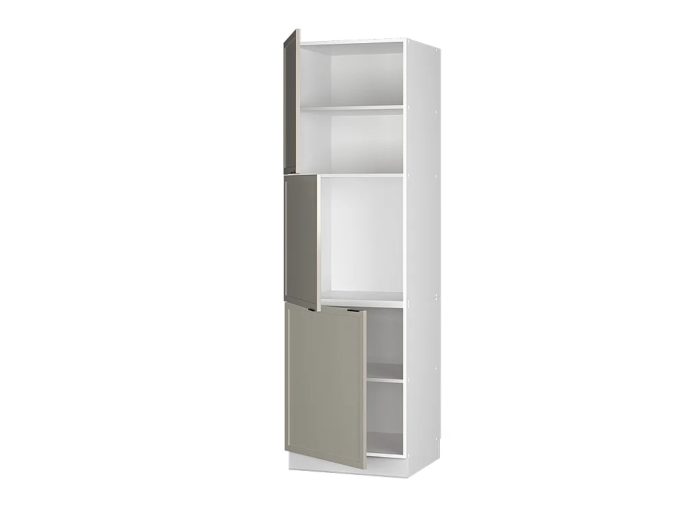 Meuble pour four grisbeige 60x58x206.8 fame-line