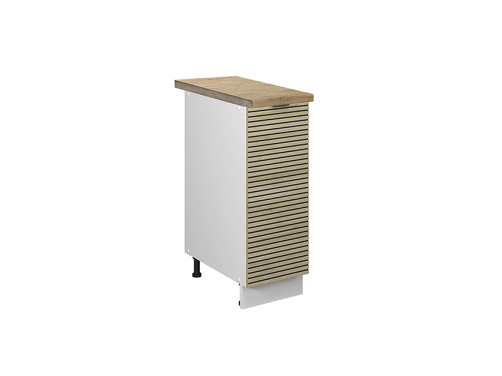 Meuble de cuisine panneau en chêne 30x60x82 fame-line