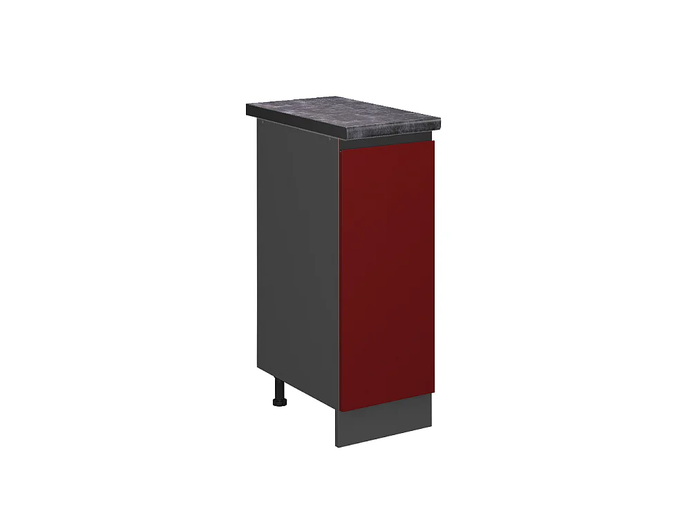 Meuble de cuisine rouge 30x60x81.6 r-line