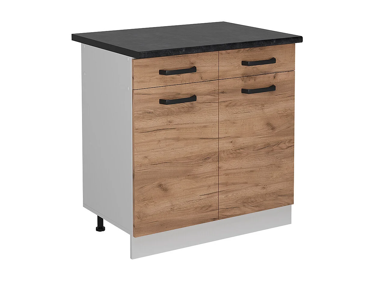 Meuble cuisine chêne de force doré 80x60x81.6 r-line