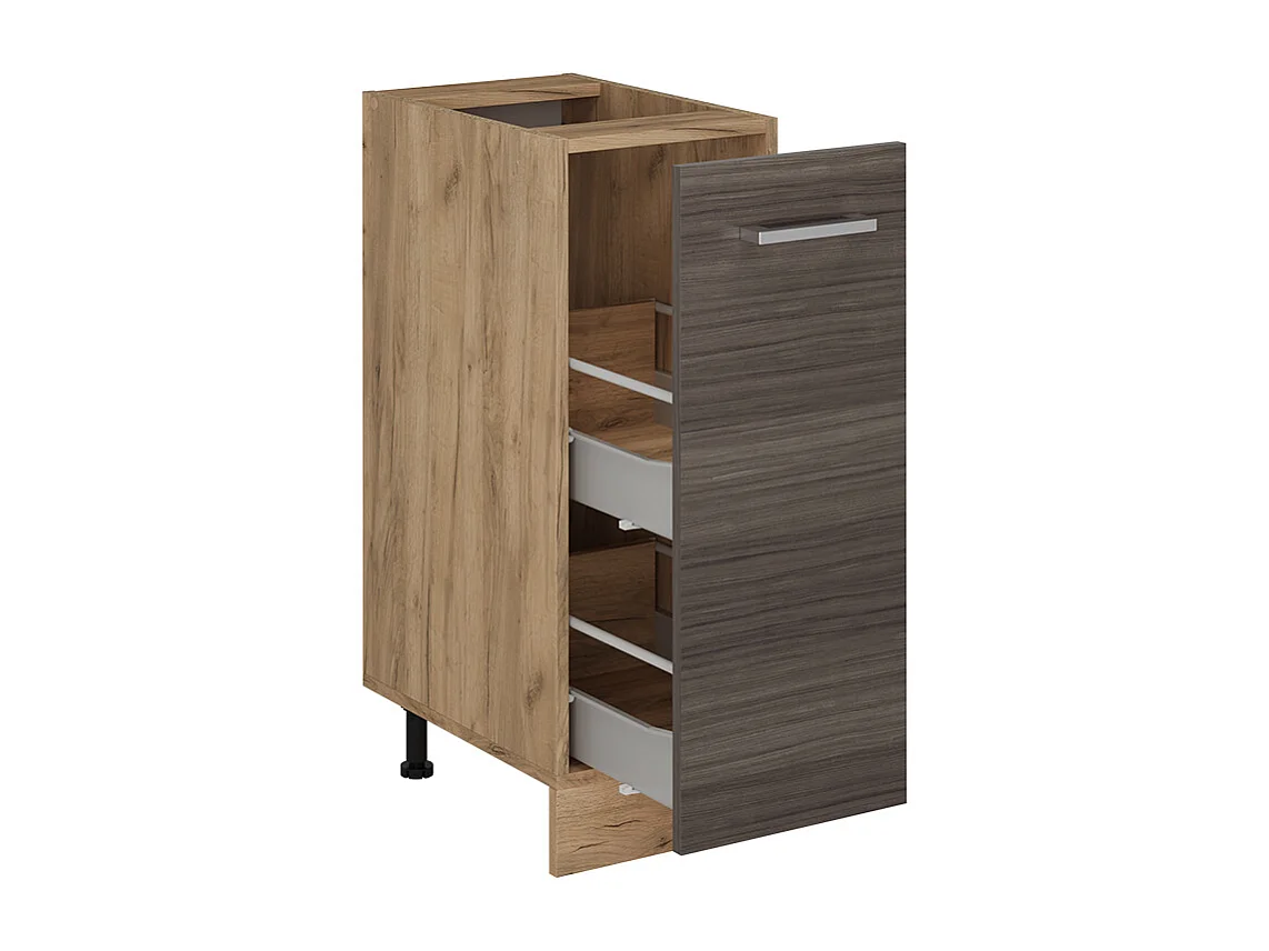 Meuble de cuisine gris noble 30x46x81.6 r-line