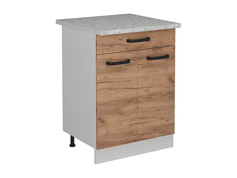 Meuble cuisine chêne de force doré 60x60x81.6 r-line