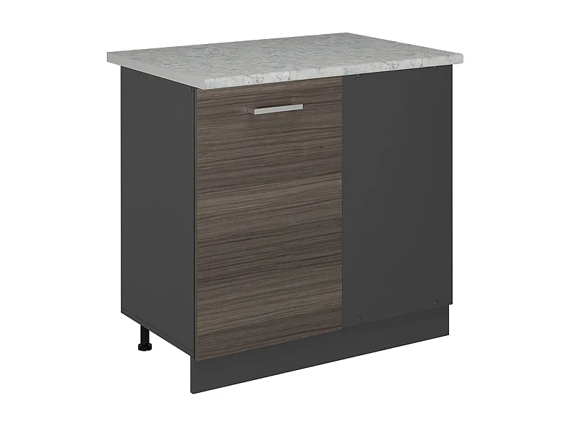 Mobile ad angolo cucina grigio nobile 86x60x81.6 r-line