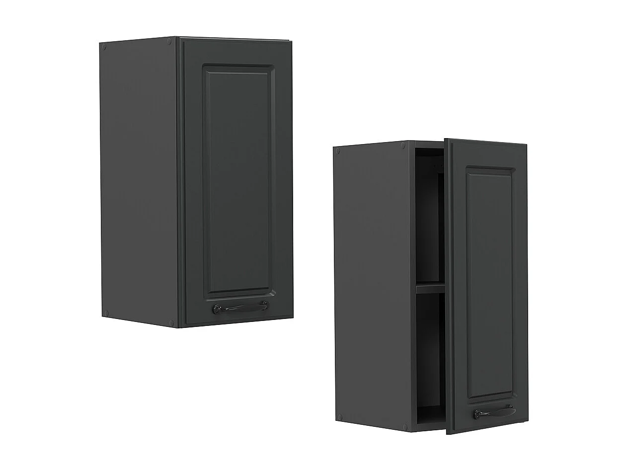 Armário de parede casa de campo antracite 30x31x60 r-line