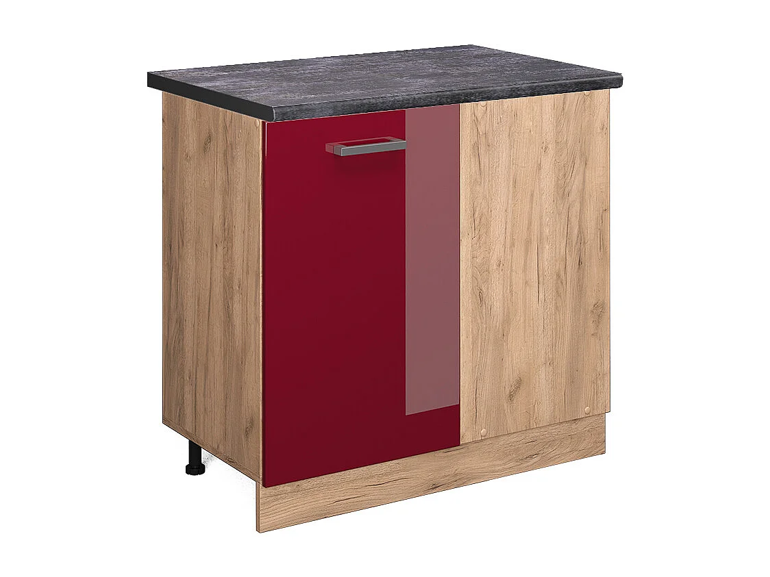 Meuble dangle rouge brillant 86x60x81.6 r-line