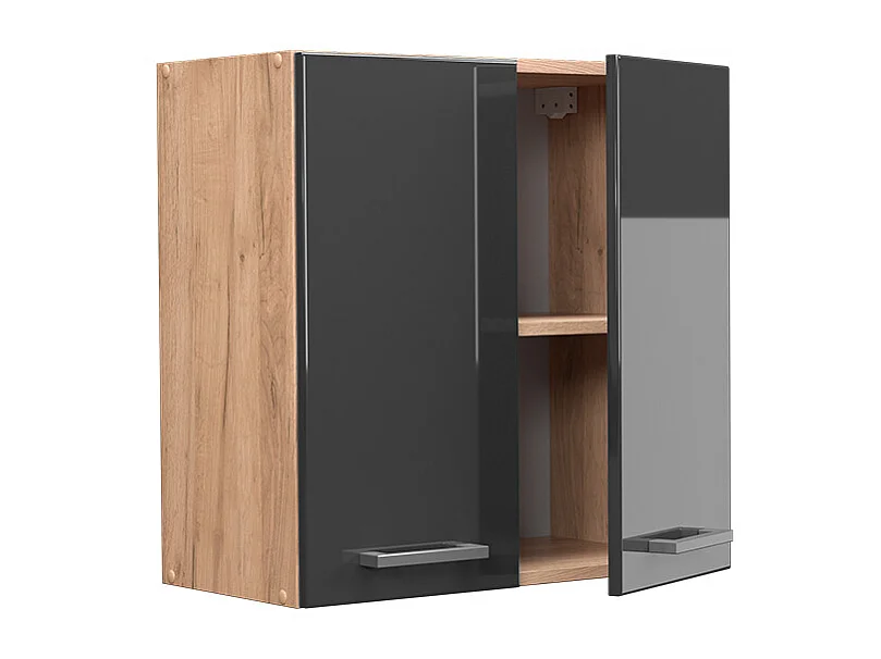 Hangkast antraciet hoogglans 60x31x60 r-line