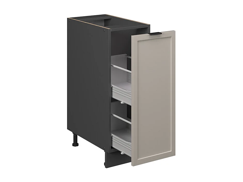 Meuble de cuisine grisbeige 30x60x82 fame-line