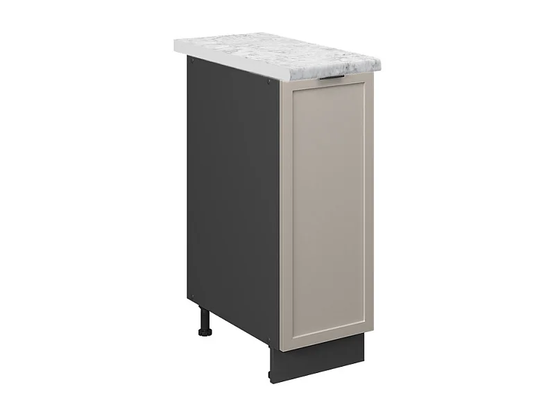 Meuble de cuisine grisbeige 30x60x82 fame-line