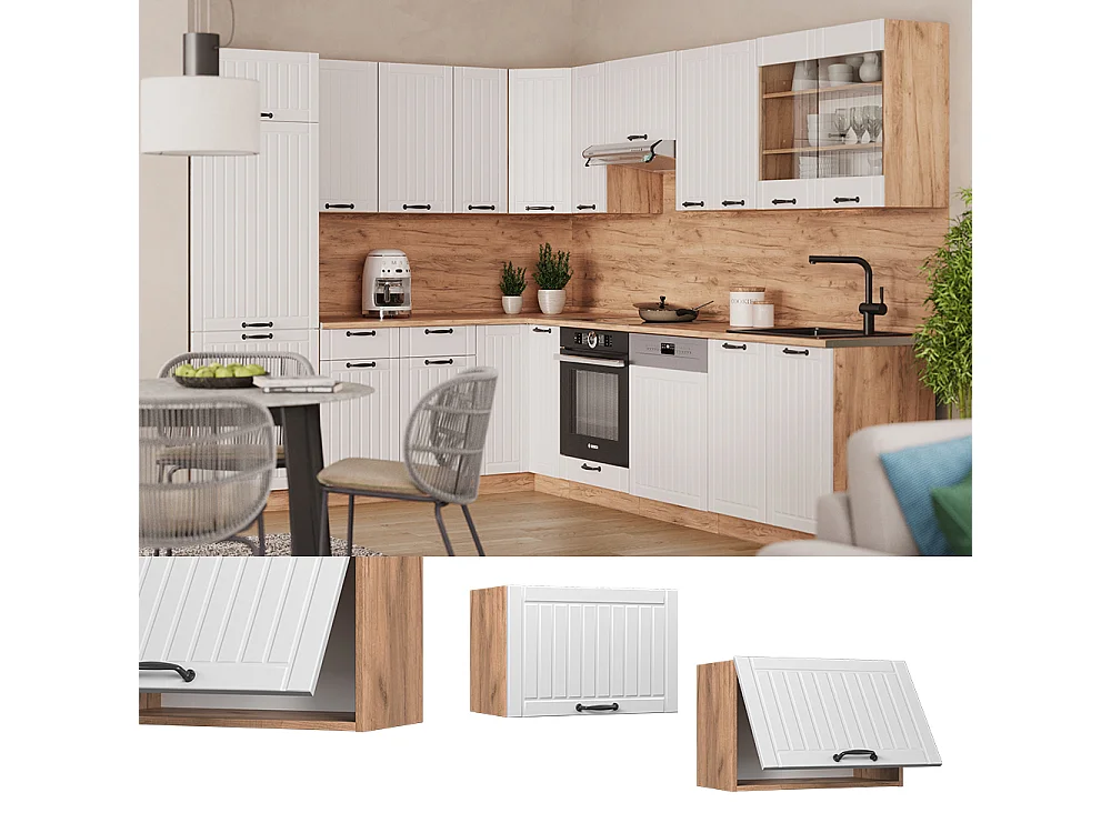 Armario colgante blanco casa de campo 60x34.1x40 fame-line