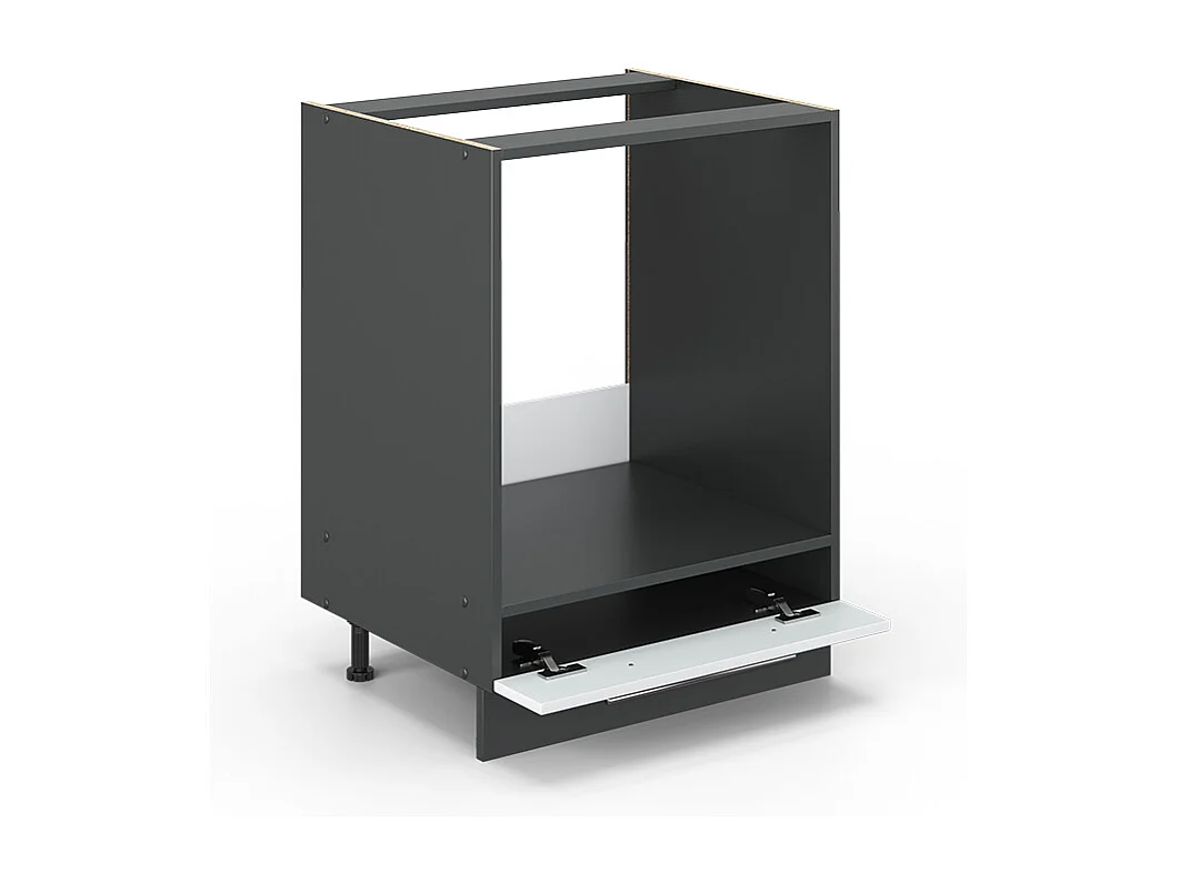 Meuble pour four blanc haute brillance 60x51.6x82 fame-line