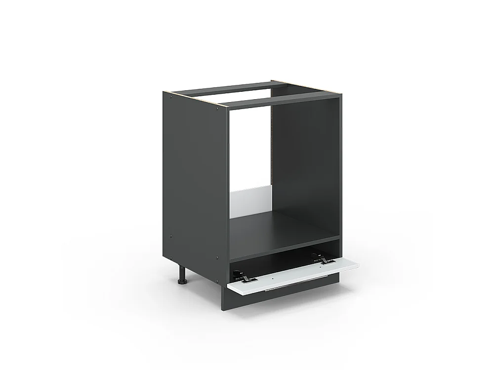 Armario para horno empotrado blanco alto brillo 60x51.6x82 fame-line
