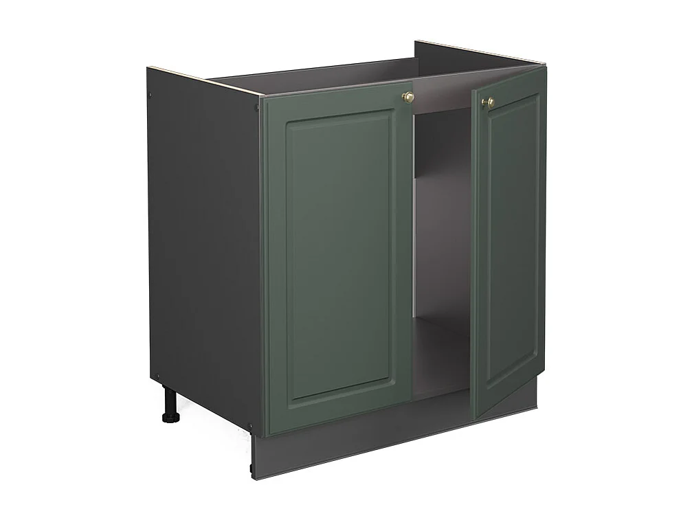 Mobile lavello cucina verde-oro country house 80x60x82 fame-line