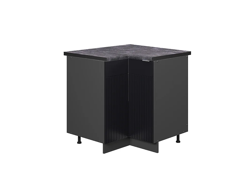 Meuble dangle noir rayé 80.5x60x82 fame-line