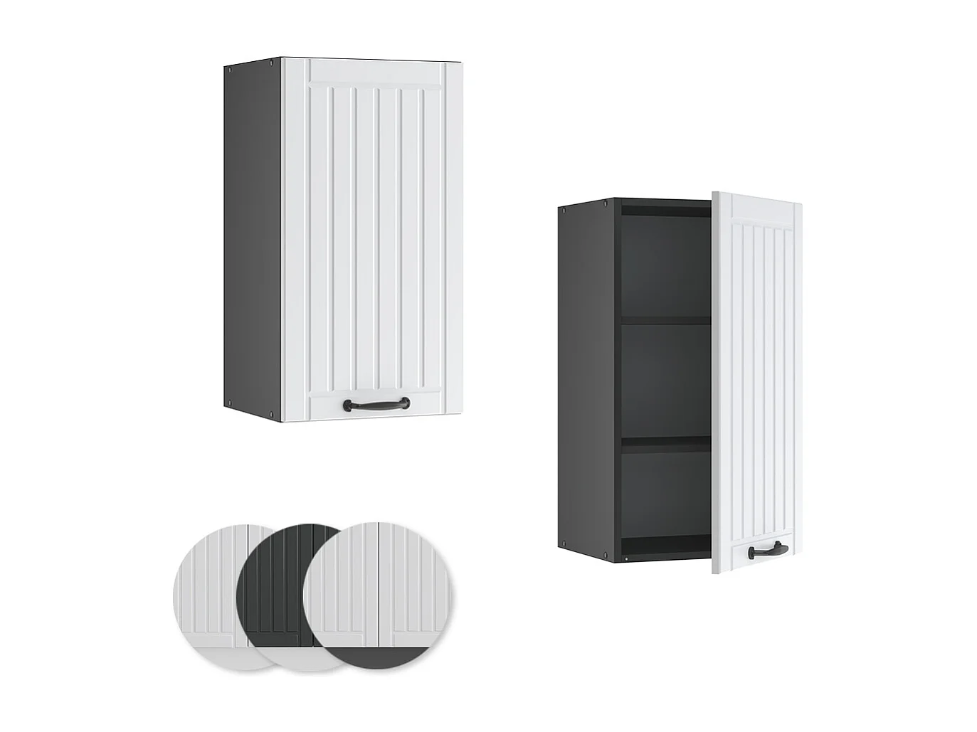 Armario colgante blanco casa de campo 40x34.1x72 fame-line