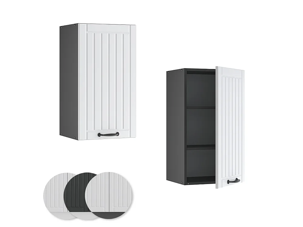 Wall cabinet white country house 40x34.1x72 fame-line