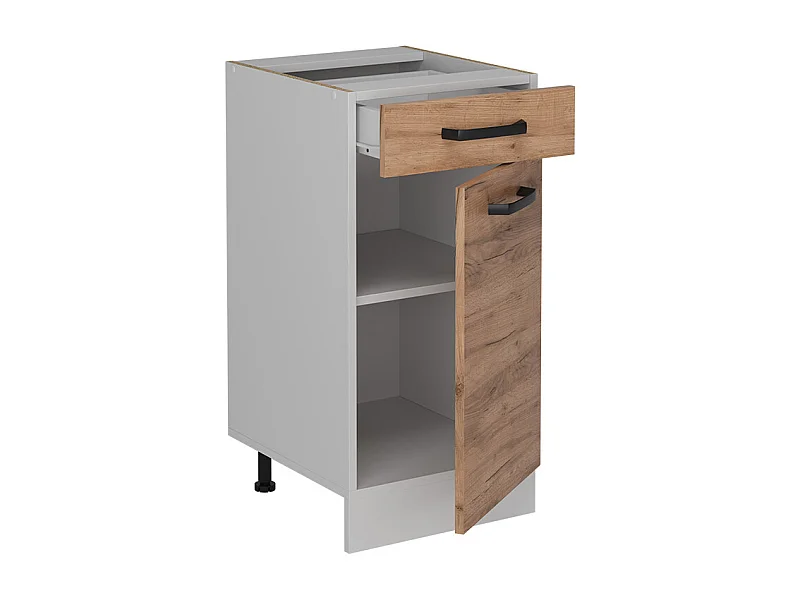 Mueble bajo de cocina roble dorado 40x46x81.6 r-line