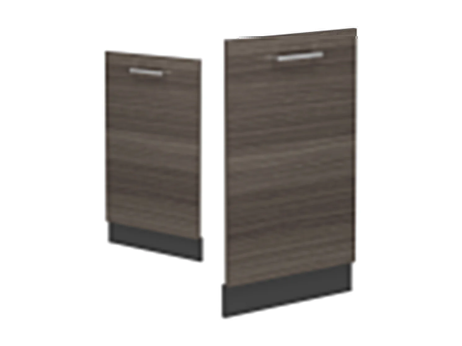 Panel frontal del lavavajillas gris noble 45x1.6x81.8 r-line