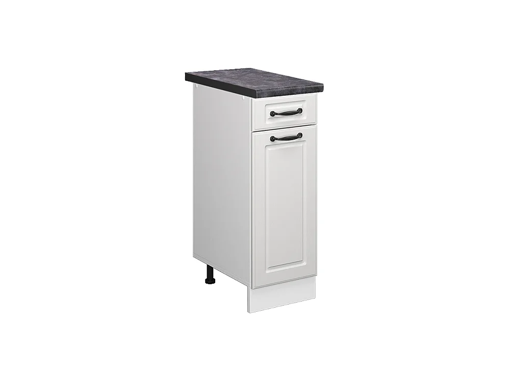 Meuble cuisine blanc campagne 30x60x81.6 r-line