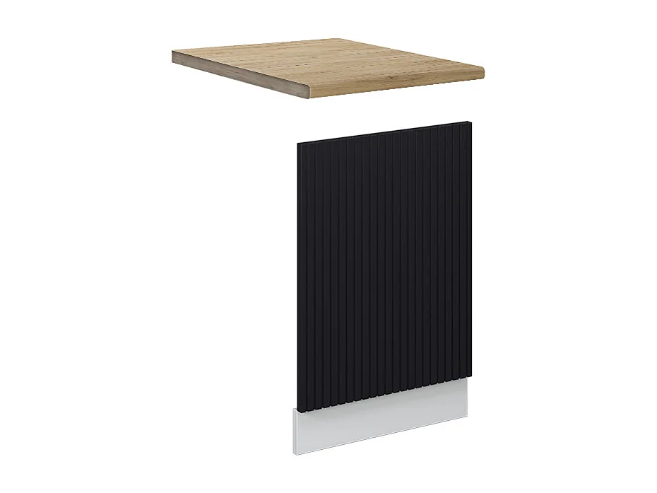 Panel frontal rayas negras 45x1.6x67.4 fame-line