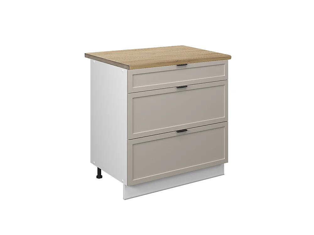 Meuble cuisine grisbeige 80x60x82 fame-line