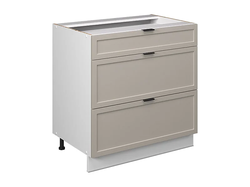 Meuble cuisine grisbeige 80x60x82 fame-line