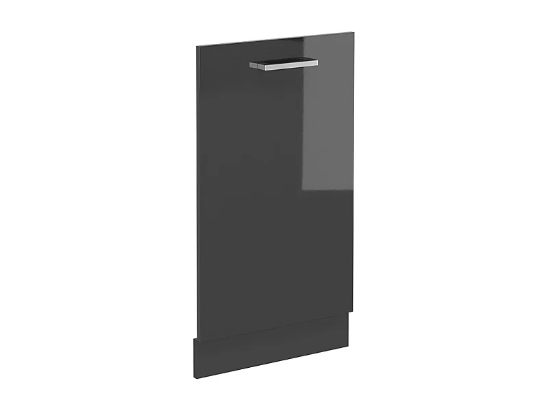 Façade de lave-vaisselle anthracite haute brillance 45x1.6x81.8 r-line