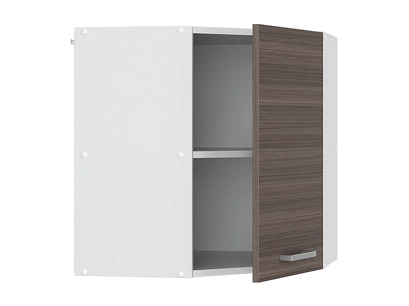 Armario colgante de esquina gris noble 57x34.1x60 r-line