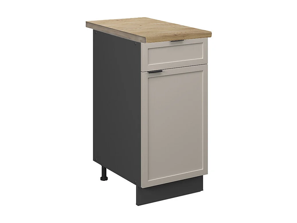 Meuble cuisine grisbeige 40x60x82 fame-line