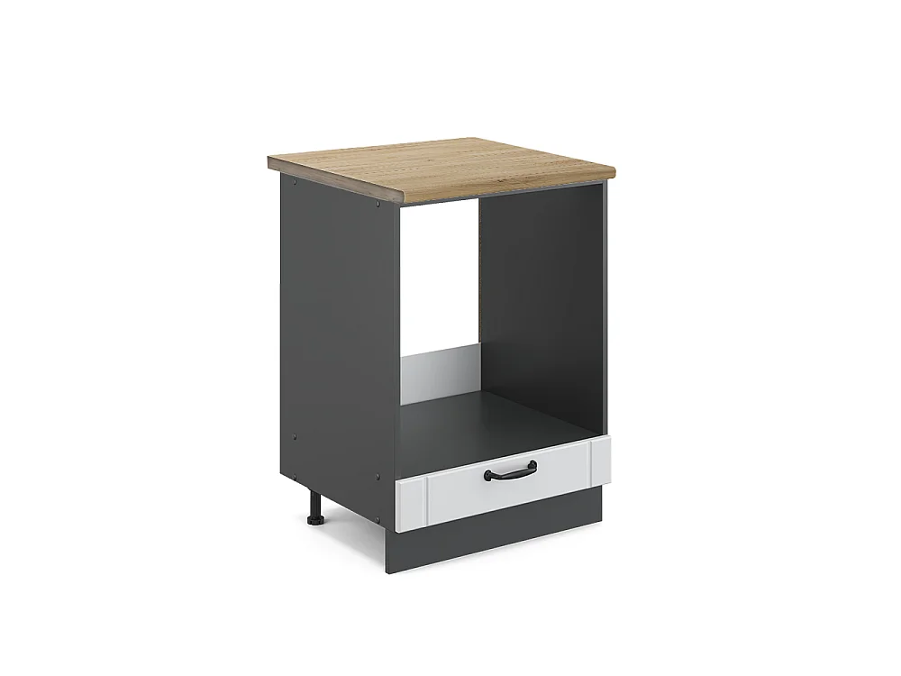 Mobile per forno da incasso Bianco rustico 60x60x82 fame-line