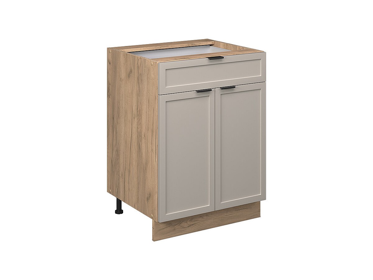 Meuble cuisine grisbeige 60x51.6x82 fame-line