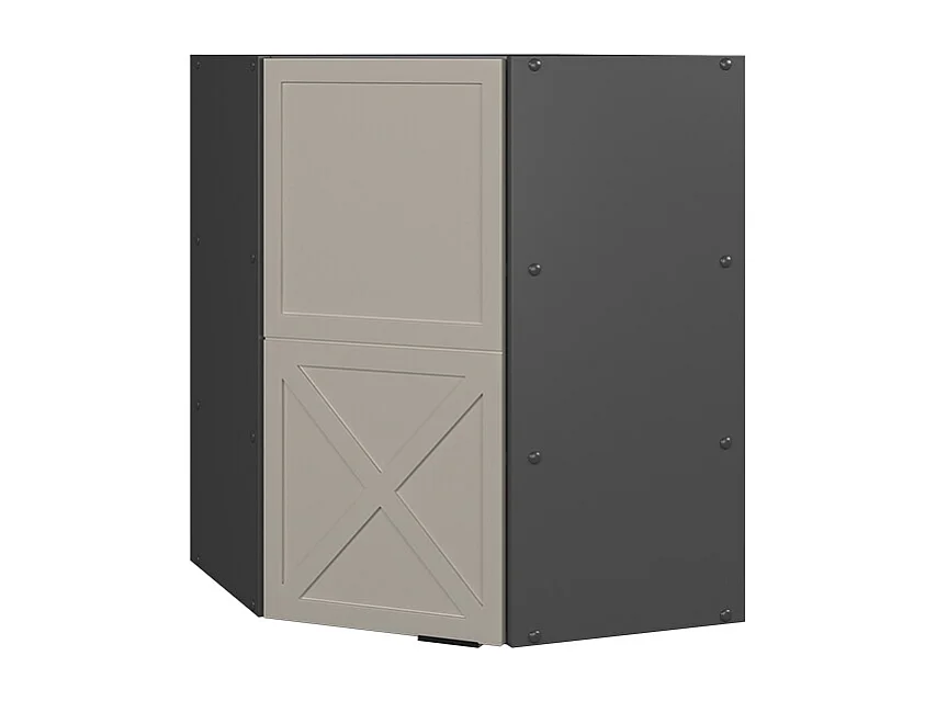 Elément haut de cuisine grisbeige 57x34.1x72 fame-line